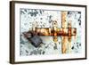 Corroded Metal-Tony Craddock-Framed Premium Photographic Print