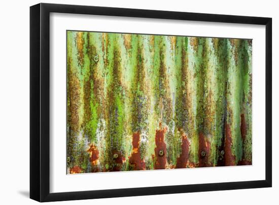 Corrugated Metal-Kathy Mahan-Framed Photographic Print