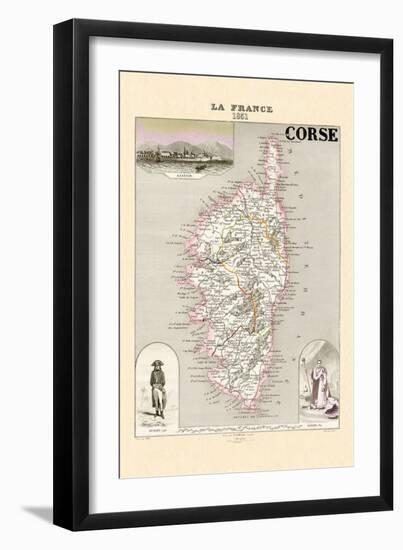 Corse-Alexandre Vuillemin-Framed Art Print