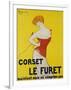 Corset le Furet, 1901-Leonetto Cappiello-Framed Art Print