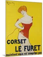 Corset le Furet, 1901-Leonetto Cappiello-Mounted Art Print