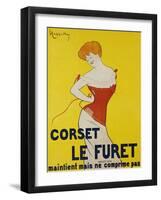 Corset le Furet, 1901-Leonetto Cappiello-Framed Art Print