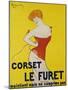 Corset le Furet, 1901-Leonetto Cappiello-Mounted Art Print