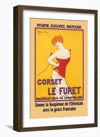 Corset Le Furet-Leonetto Cappiello-Framed Art Print