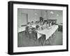 Corset Making Class, Bloomsbury Trade School for Girls, London, 1911-null-Framed Premium Photographic Print