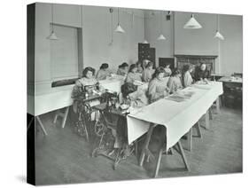 Corset Making Class, Bloomsbury Trade School for Girls, London, 1911-null-Stretched Canvas