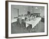 Corset Making Class, Bloomsbury Trade School for Girls, London, 1911-null-Framed Photographic Print