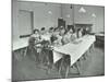 Corset Making Class, Bloomsbury Trade School for Girls, London, 1911-null-Mounted Photographic Print