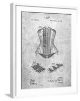 Corset Patent-Cole Borders-Framed Art Print