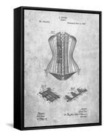 Corset Patent-Cole Borders-Framed Stretched Canvas