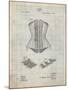 Corset Patent-Cole Borders-Mounted Art Print