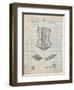 Corset Patent-Cole Borders-Framed Art Print