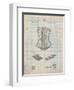 Corset Patent-Cole Borders-Framed Art Print