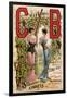 Corsets Advertised by CB a La Sprite, Late 1800s-null-Framed Giclee Print