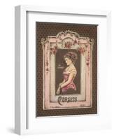 Corsets II-Kimberly Poloson-Framed Art Print