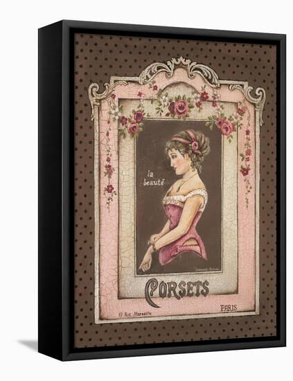 Corsets II-Kimberly Poloson-Framed Stretched Canvas