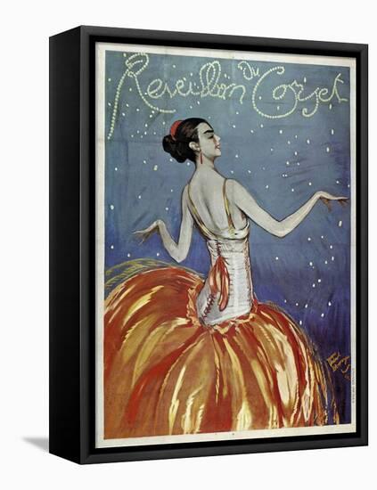 Corsette French-null-Framed Stretched Canvas