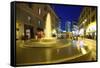 Corso Como at Dusk, Milan, Lombardy, Italy, Europe-Vincenzo Lombardo-Framed Stretched Canvas