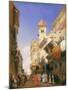 Corso Sant'Anastasia, Verona (Oil on Panel)-Richard Parkes Bonington-Mounted Giclee Print