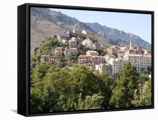 Corte, Corsica, France, Europe-Oliviero Olivieri-Framed Stretched Canvas