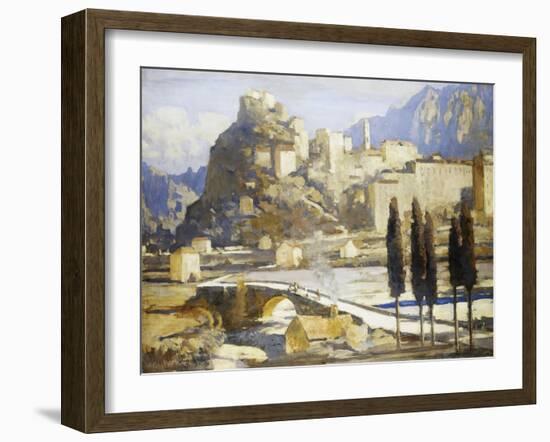 Corte, Corsica, France-James Paterson-Framed Giclee Print
