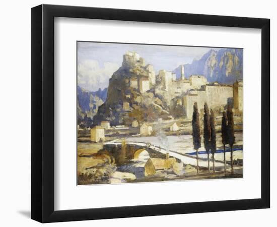 Corte, Corsica, France-James Paterson-Framed Giclee Print