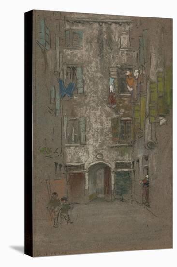 Corte Del Paradiso, 1880-James Abbott McNeill Whistler-Stretched Canvas