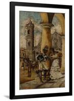 Cortejo En La Plaza-Victor Patricio Landaluze-Framed Giclee Print