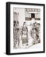 Cortes & Montezuma, 1519-null-Framed Giclee Print