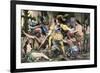 Cortes Orders an End to the Aztec Practice of Human Sacrifice after the Conquest of Mexico City-null-Framed Giclee Print