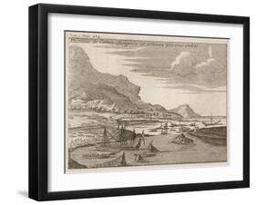 Cortes Sinks Ships-null-Framed Art Print