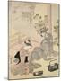 Cortesan Dreaming-Suzuki Harunobu-Mounted Art Print