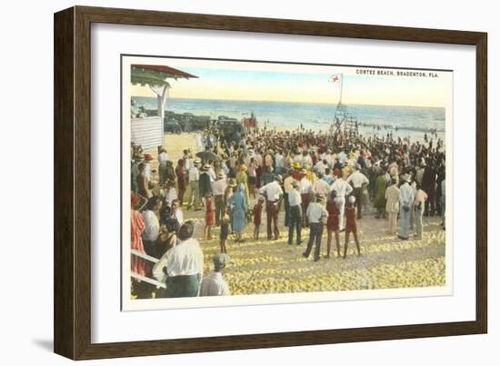 Cortez Beach, Bradenton, Florida-null-Framed Art Print