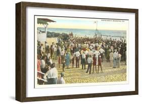 Cortez Beach, Bradenton, Florida-null-Framed Art Print