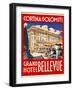 Cortina-Dolomiti, Grand Hotel Bellevue-null-Framed Giclee Print