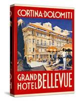 Cortina-Dolomiti, Grand Hotel Bellevue-null-Stretched Canvas