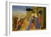 Cortona Altarpiece Showing the Annunciation, Predella: Visitation-Angelico & Strozzi-Framed Giclee Print