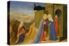 Cortona Altarpiece Showing the Annunciation, Predella: Visitation-Angelico & Strozzi-Stretched Canvas