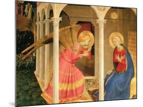 Cortona Altarpiece with the Annunciation, without predellas-Fra Angelico-Mounted Giclee Print