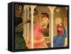 Cortona Altarpiece with the Annunciation, without predellas-Fra Angelico-Framed Stretched Canvas