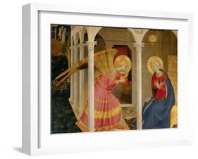 Cortona Altarpiece with the Annunciation-Fra Angelico-Framed Giclee Print