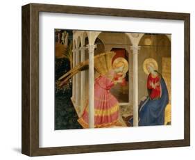 Cortona Altarpiece with the Annunciation-Fra Angelico-Framed Giclee Print