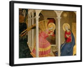 Cortona Altarpiece with the Annunciation-Fra Angelico-Framed Giclee Print