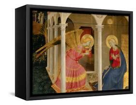 Cortona Altarpiece with the Annunciation-Fra Angelico-Framed Stretched Canvas