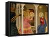 Cortona Altarpiece with the Annunciation-Fra Angelico-Framed Stretched Canvas