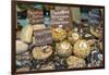 Cortona, Italy. Pecorino Sotto Vinaccia cheese rounds aged under straw.-Janet Horton-Framed Photographic Print