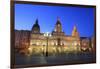 Coruña City Hall At Maria Pita Square. A Coruña. Galicia. Spain-Oscar Dominguez-Framed Photographic Print