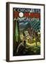 Corvallis, Oregon - Zombie Apocalypse-Lantern Press-Framed Art Print