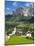 Corvara and Sass Songher Mountain, Badia Valley, Trentino-Alto Adige/South Tyrol, Italy-Frank Fell-Mounted Photographic Print