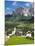 Corvara and Sass Songher Mountain, Badia Valley, Trentino-Alto Adige/South Tyrol, Italy-Frank Fell-Mounted Photographic Print